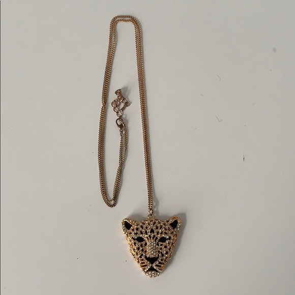 Long Leopard Necklace - Picture 1 of 3